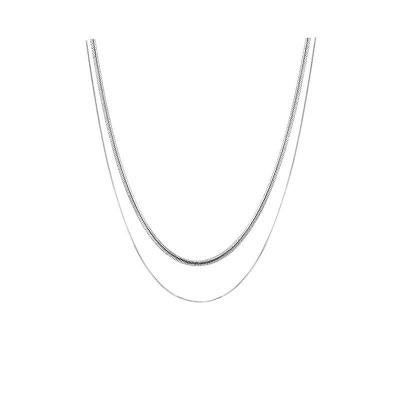 Double Strand Snake Chain Necklace Stornfield