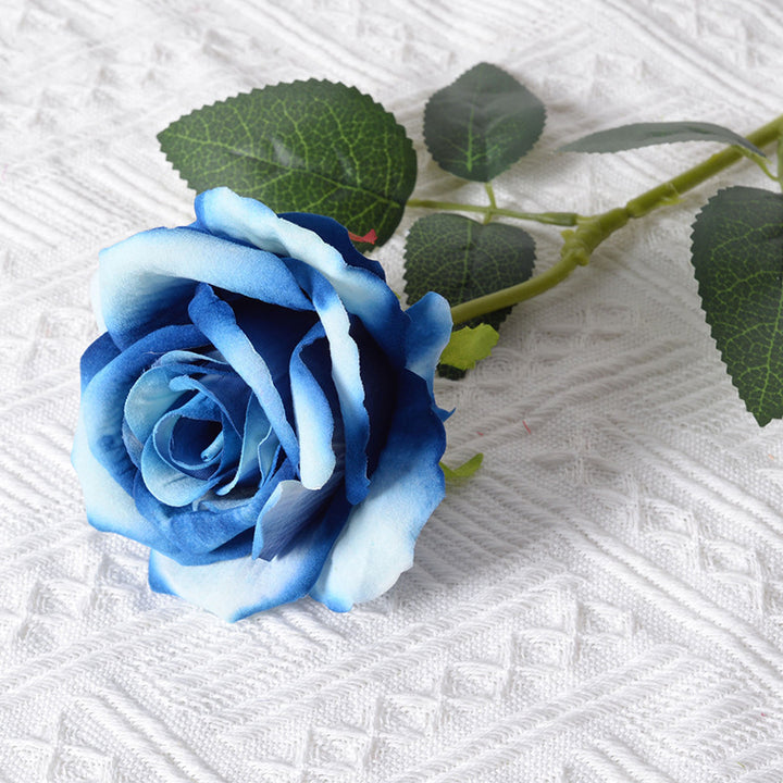 Artificial Blue Rose Flower Decoration