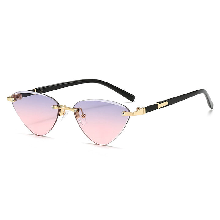 Ladies fashionable Cat-Eye sunglasses with elegant metal frame Stornfield