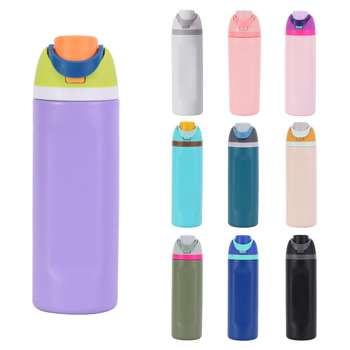 Women insulated water bottle with practical carry handle Stornfield