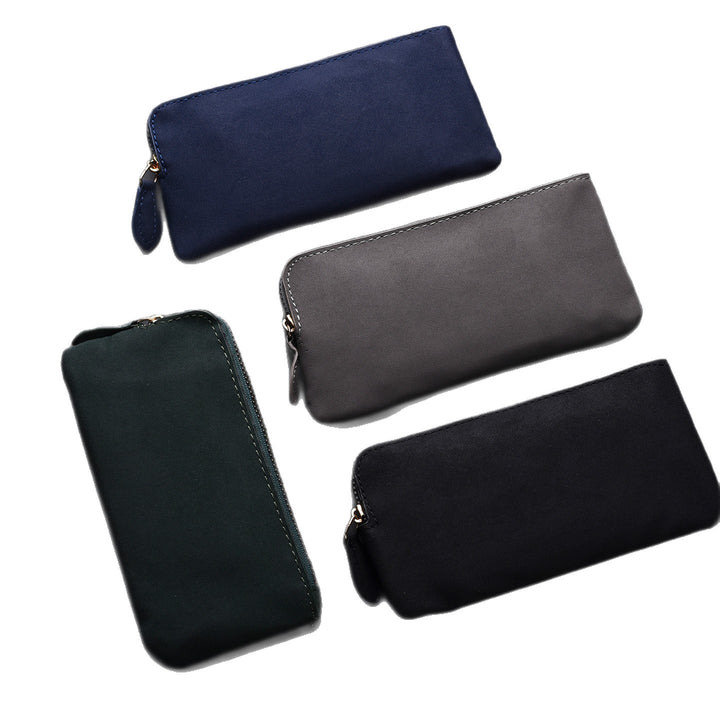 Premium Leather Zippered Wallet Organizer Stornfield
