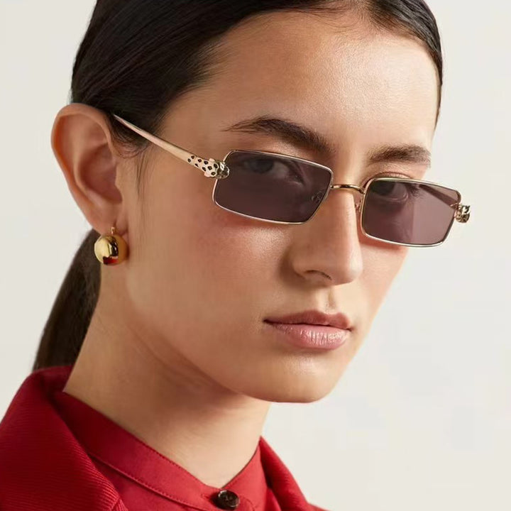 Ladies elegant square sunglasses with luxurious metal frame and UV protection Stornfield
