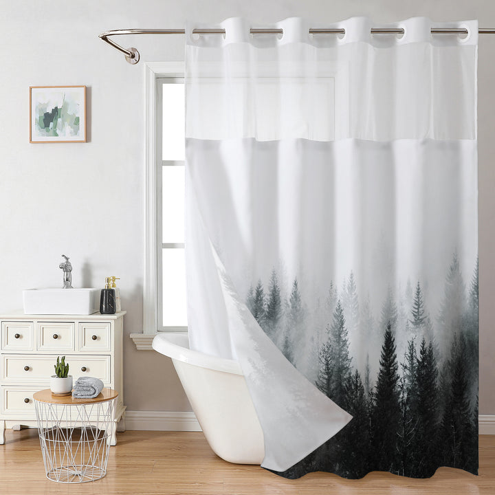 Forest Landscape Shower Curtain Stornfield
