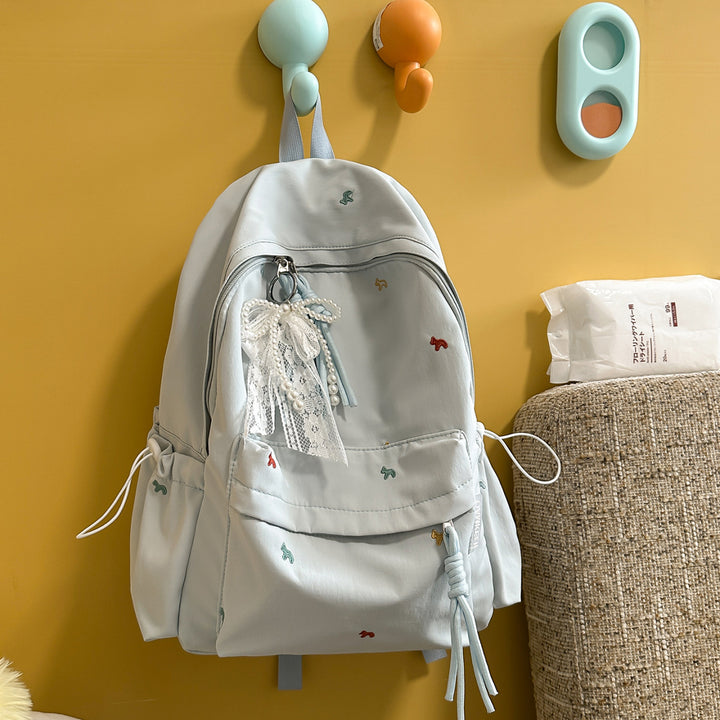 Stylish Floral-Embellished Backpack Stornfield