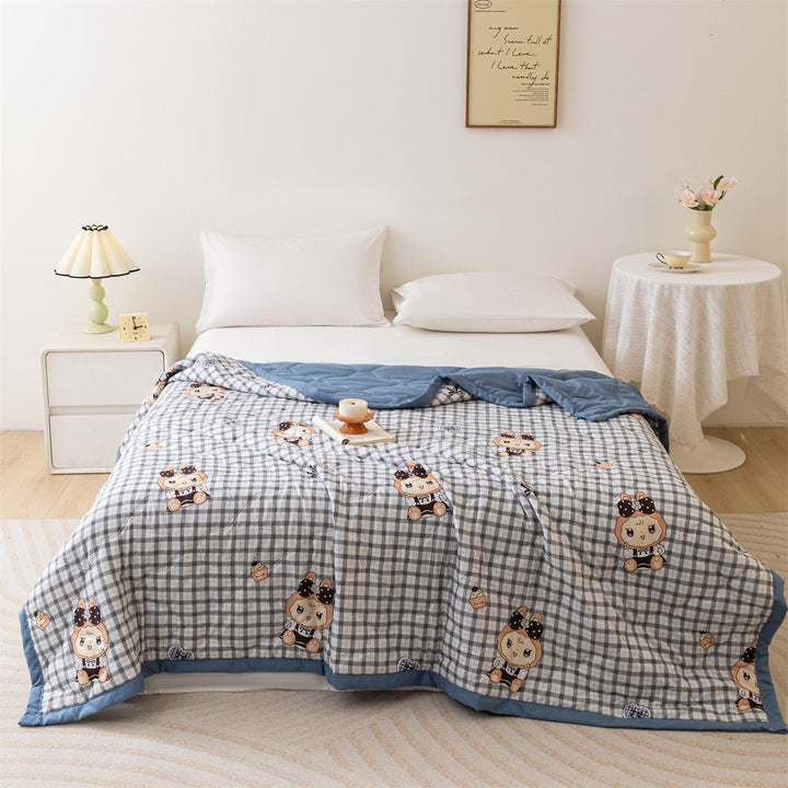 Women Cozy Blanket with Playful Bow Design Stornfield