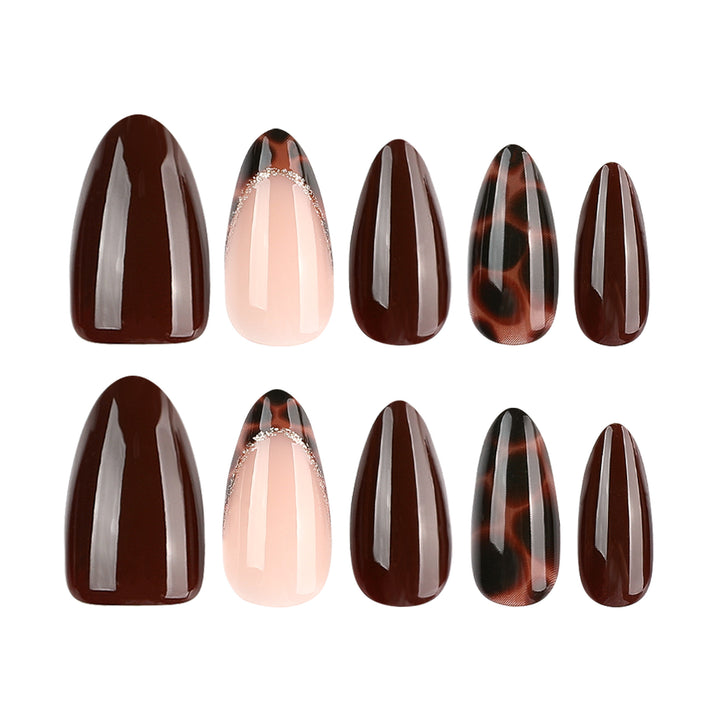 Artistic accent nails with geometric designs Stornfield