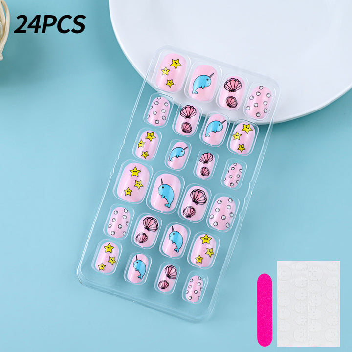 Themed Summer Beach Nail Art Press-On Nails Stornfield