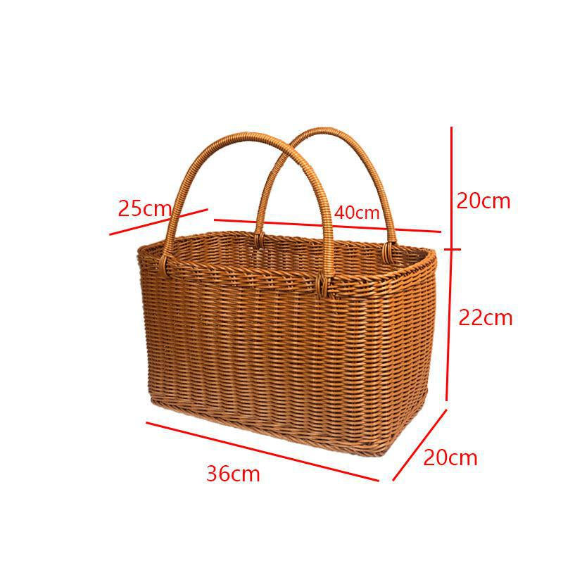 Handwoven Decorative Market Basket Stornfield