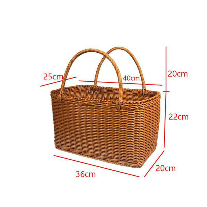Handwoven Decorative Market Basket Stornfield