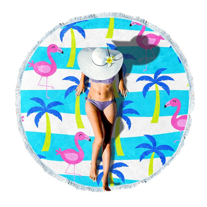 Rundstrand towel with unique sunset design Stornfield