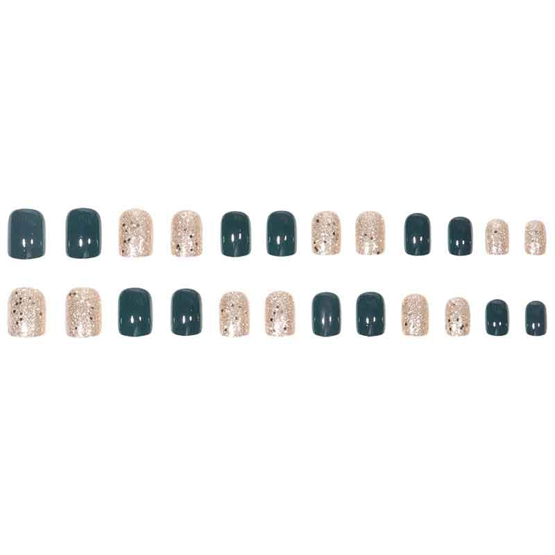 Glittering Press-On Nail Set Stornfield
