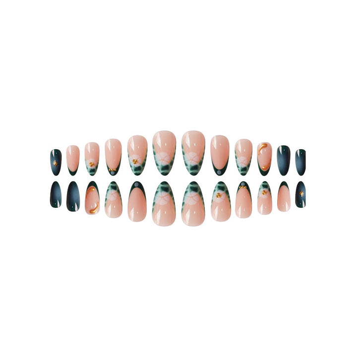 Chic Artistic Press-On Nail Set Stornfield