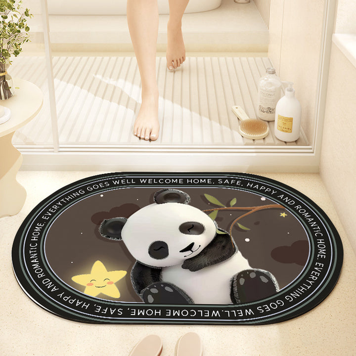 Whimsical Cabbage-Themed Welcome Mat Stornfield