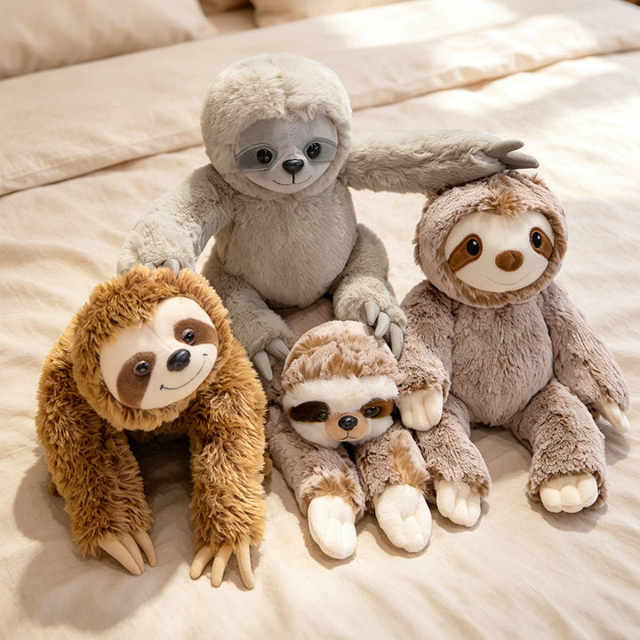 Plush Lifelike Crawling Sloth Cuddle Pillow Stornfield