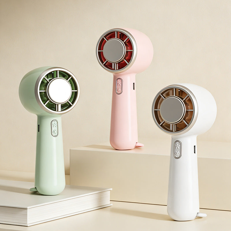 Women's Portable Handheld Fan with Ergonomic Design and Flexible Tilt Adjustment Stornfield