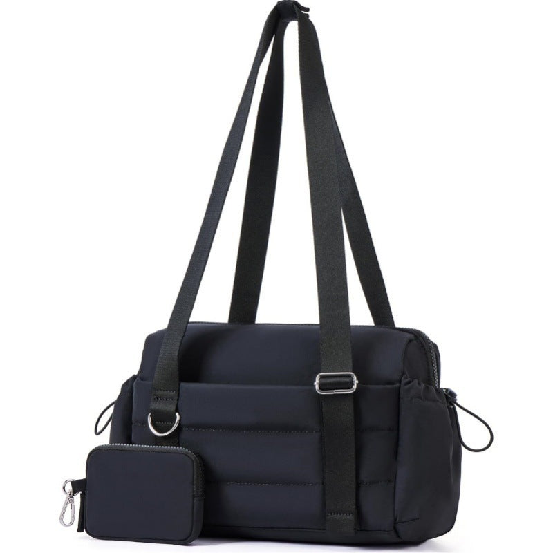 sporty shoulder bag with removable cosmetic bag Stornfield