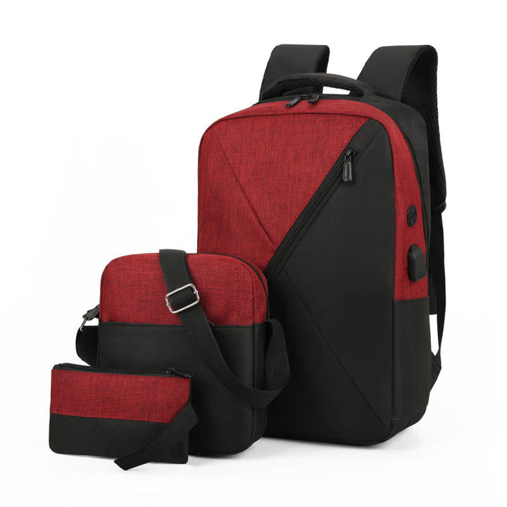 Versatile Three-Piece Travel Backpack Set Stornfield