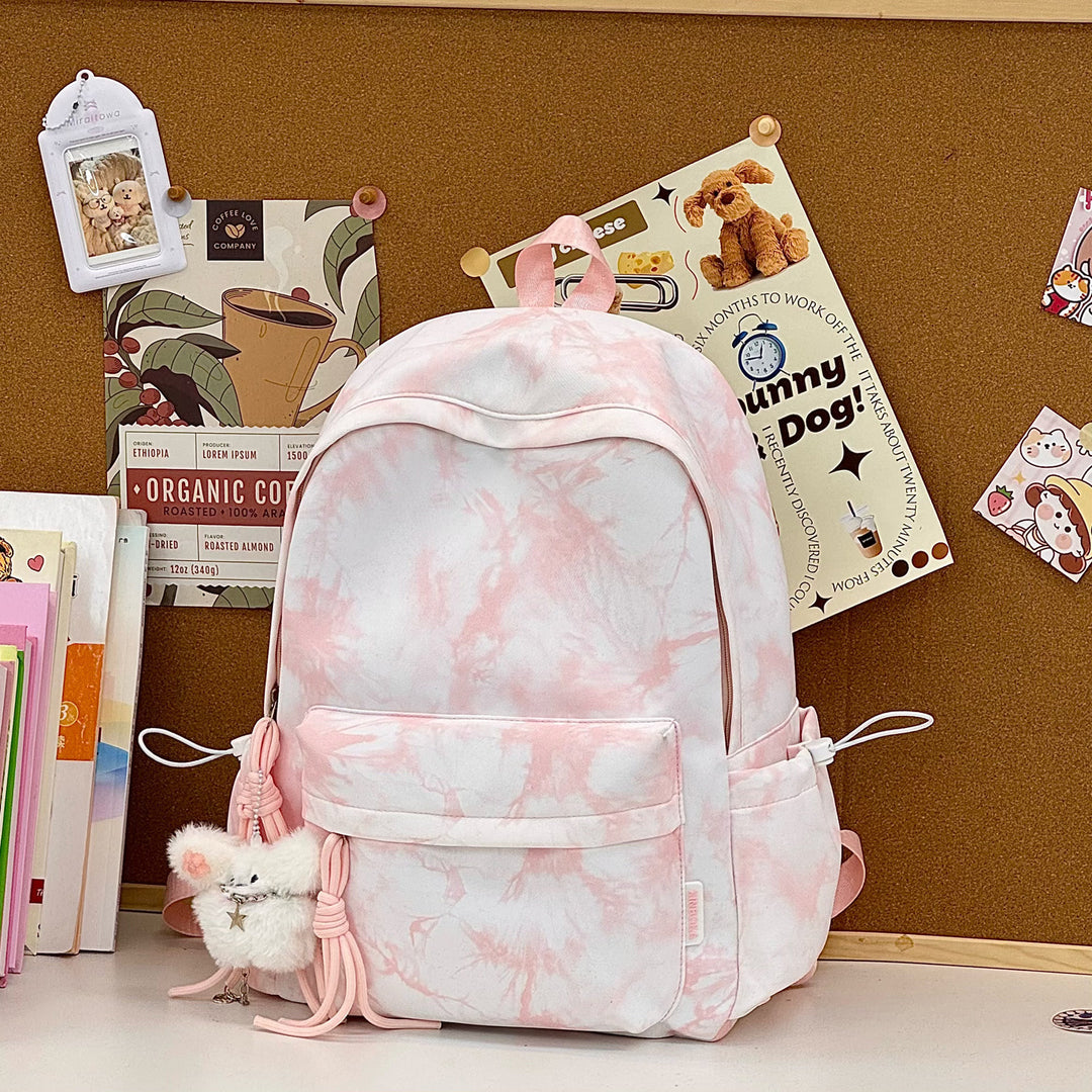 Trendy Tie-Dye Patterned Backpack Stornfield