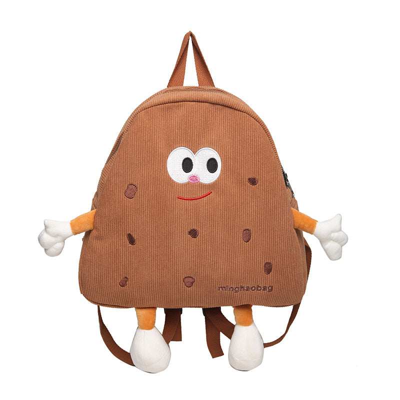 Cartoon Cookie-Shaped School Backpack Stornfield