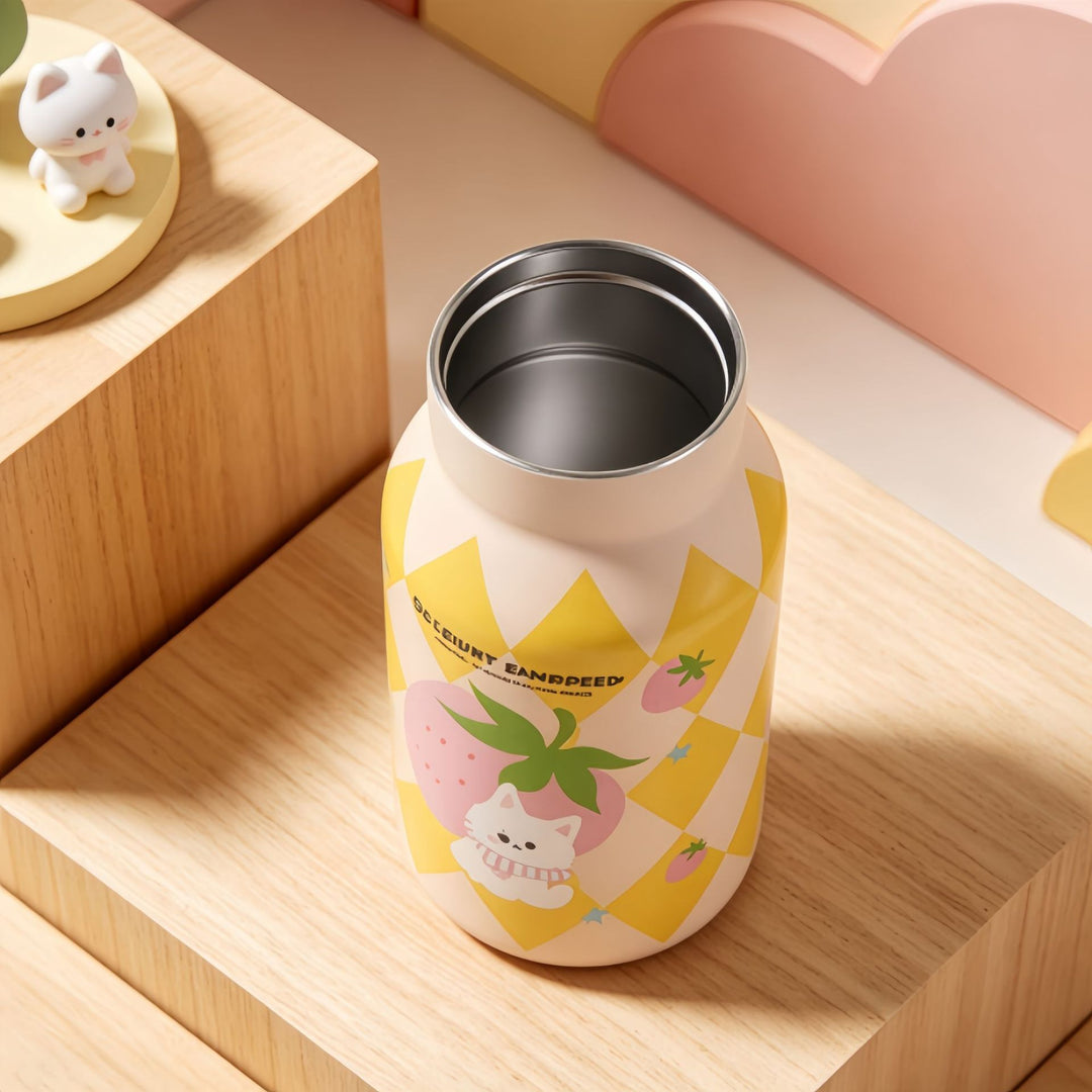 Women’s insulated bottle with practical carrying handle and playful bunny design Stornfield