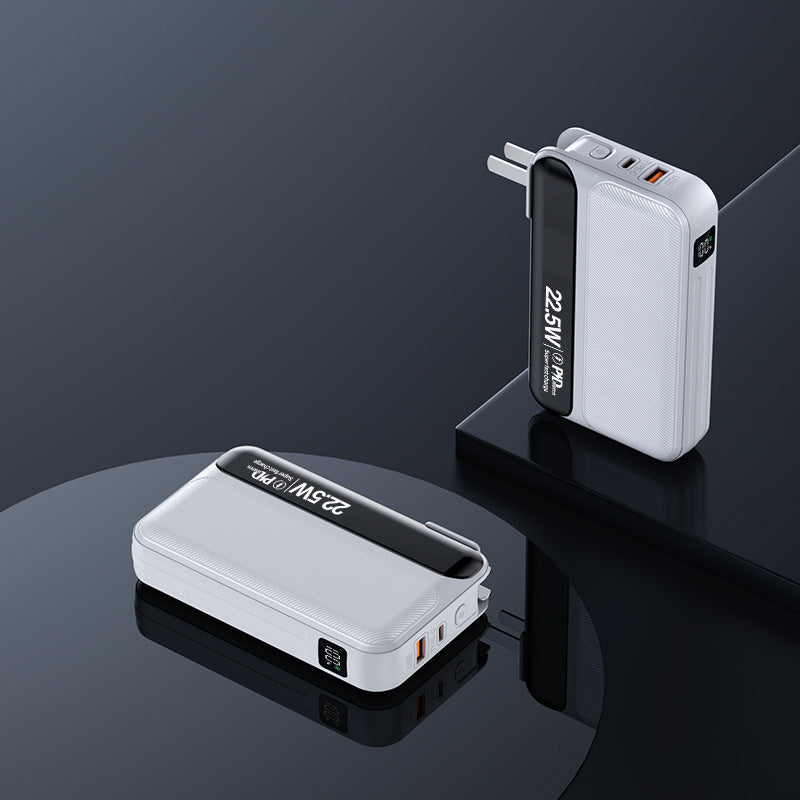 Portable fast charger with integrated socket Stornfield