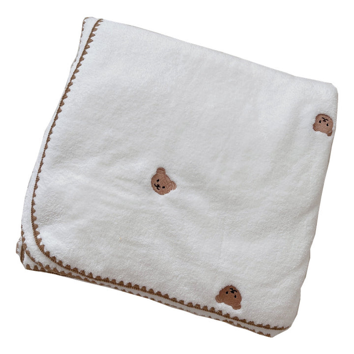 Unisex cuddly blanket with sweet bear motifs Stornfield