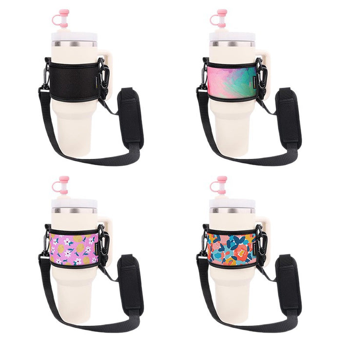 Unisex Portable Cup Holder with Shoulder Strap Stornfield