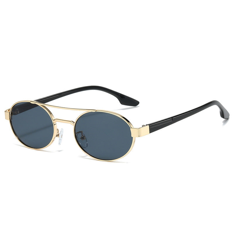 Retro-Inspired Round Frame Sunglasses Stornfield