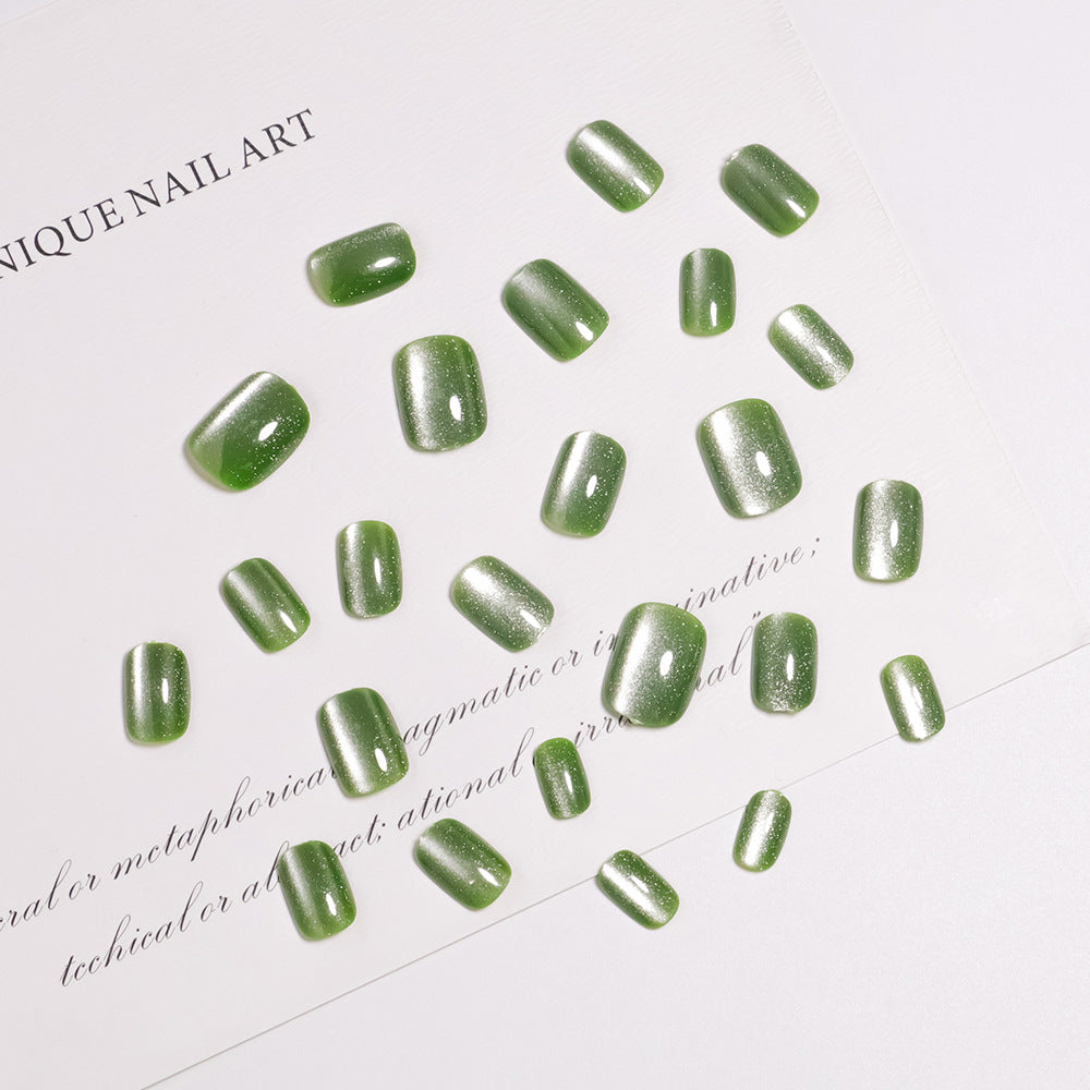 Glittering Matte Finish Press-On Nail Set Stornfield