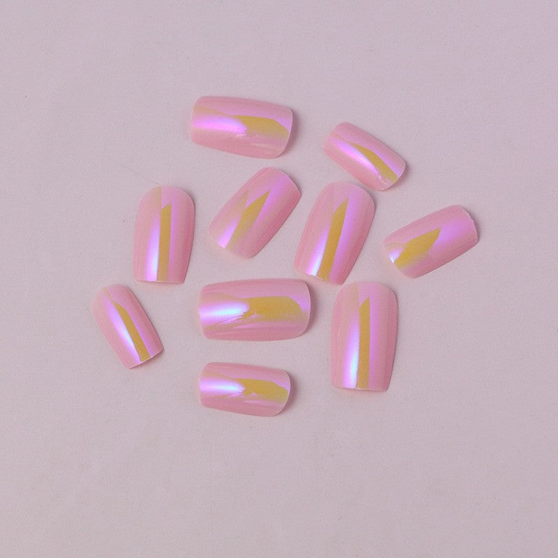 Natural French Tip Press-On Nails Stornfield