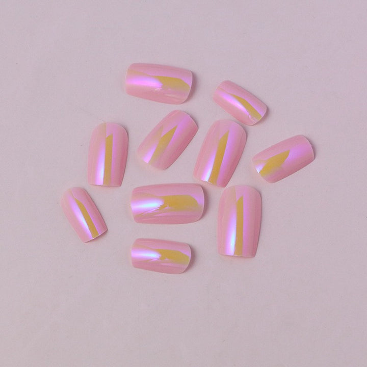 Natural French Tip Press-On Nails Stornfield