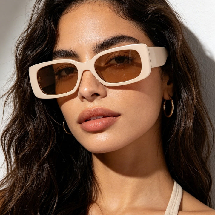 Women's fashionable sunglasses with extravagant square frame Stornfield