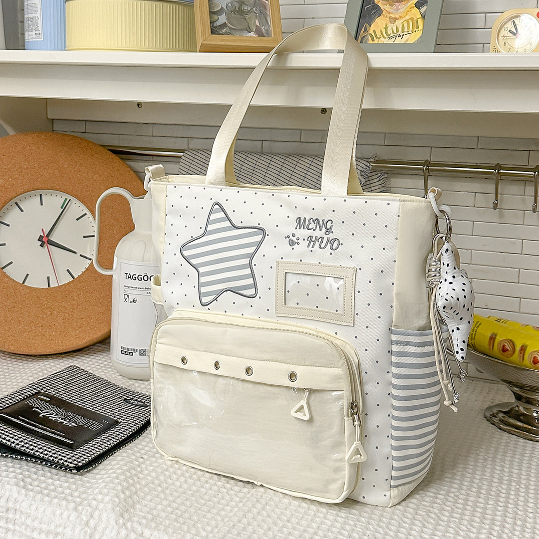 Fun-Themed Star Print Backpack Stornfield