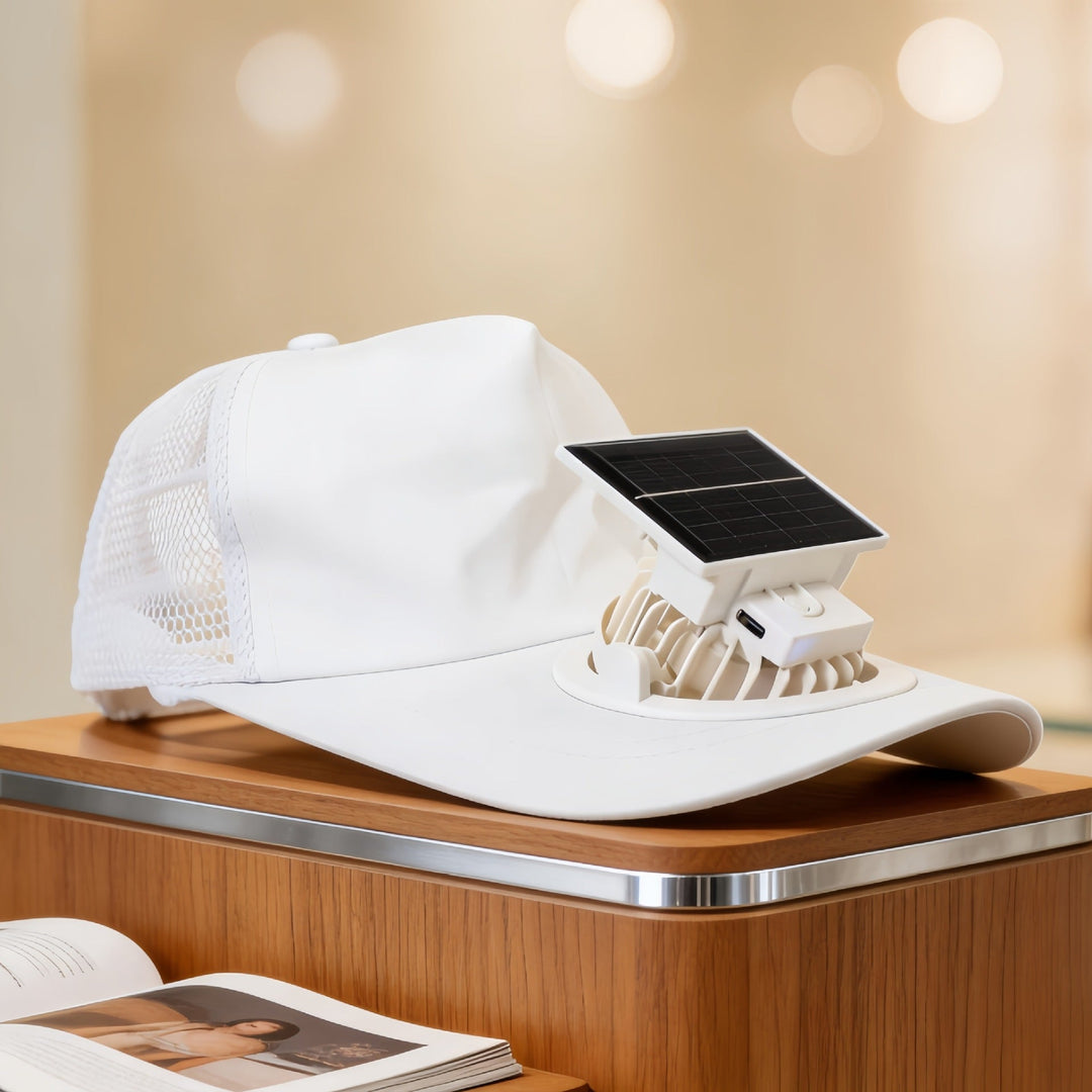Ladies Cooling Cap with Integrated Solar Fan Stornfield