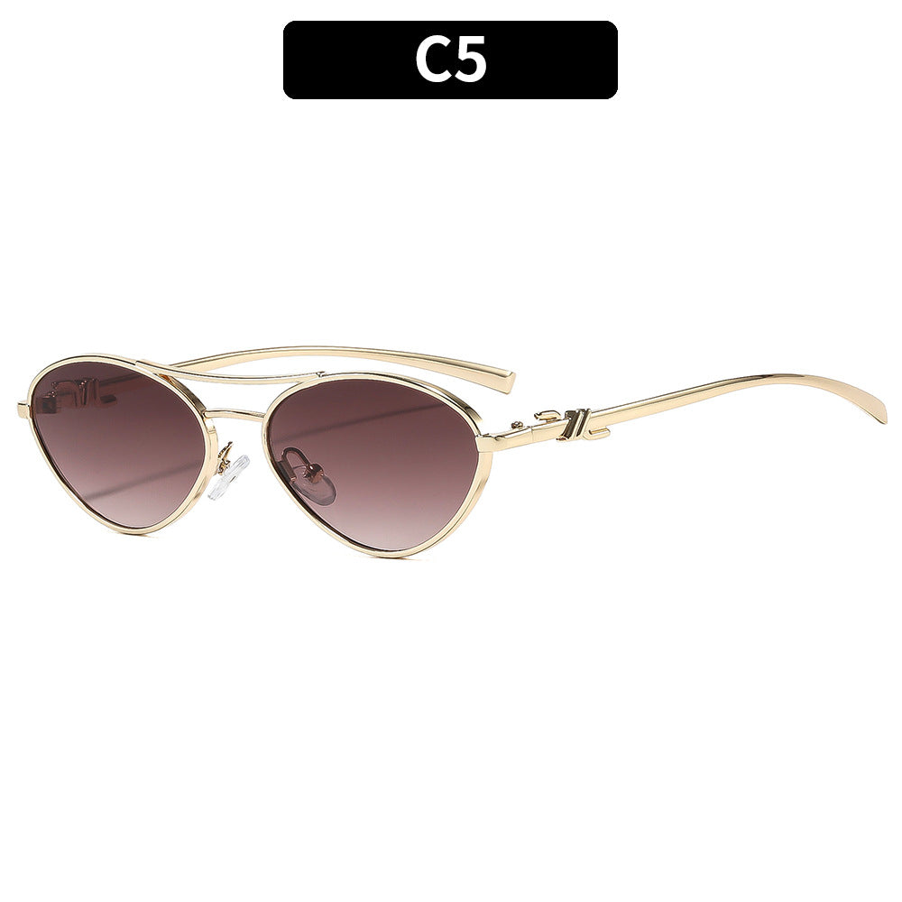 Elegant Dual Bridge Sunglasses
