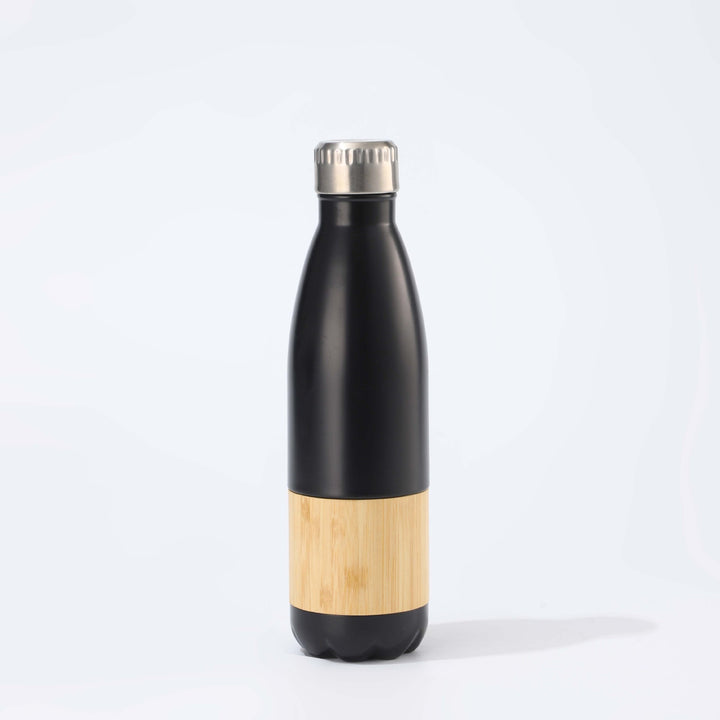 Women Stainless Steel Drinking Bottle with Bamboo Application Stornfield