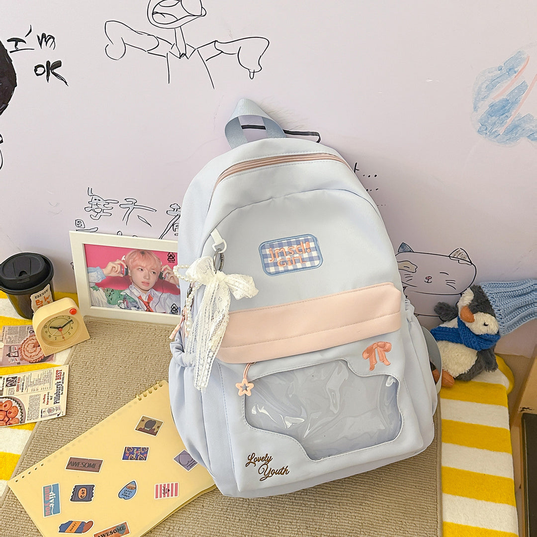 Cute Cartoon-Embellished Mini Backpack Stornfield