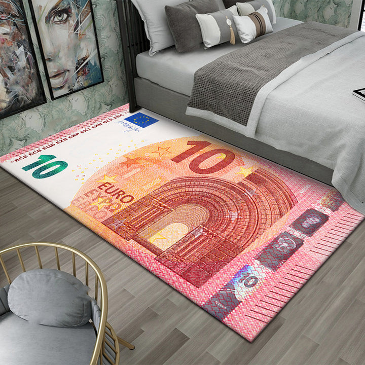 Dollar-Themed Decorative Area Rug