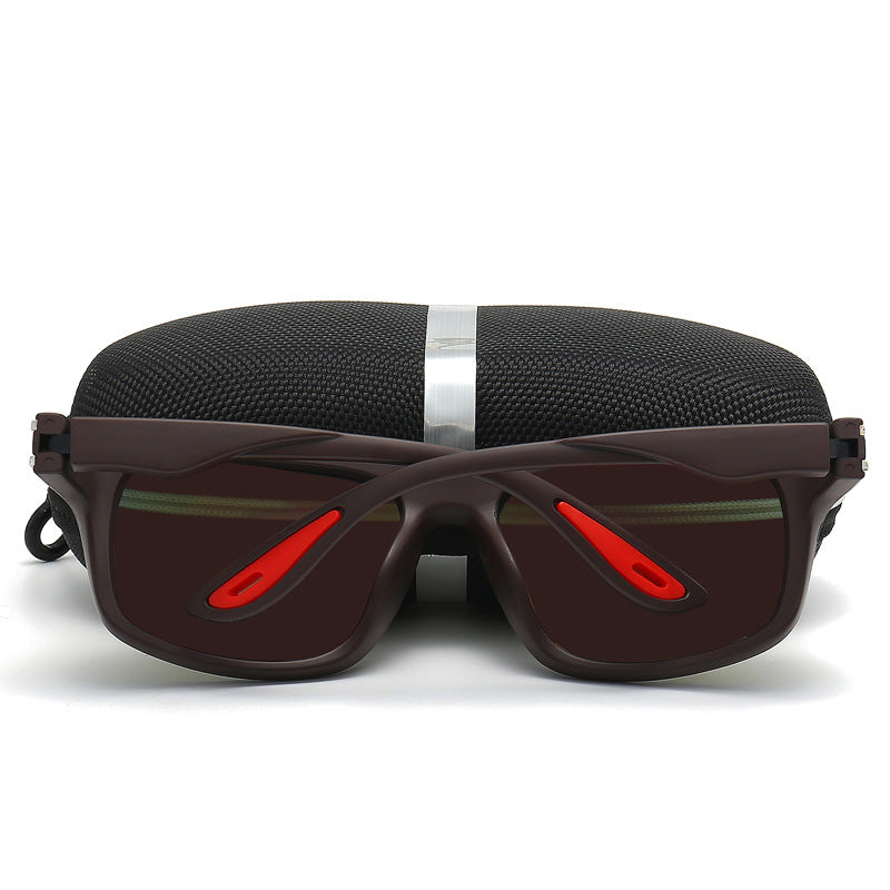 Men's sporty sunglasses with polarized lenses and shock-resistant frame Stornfield