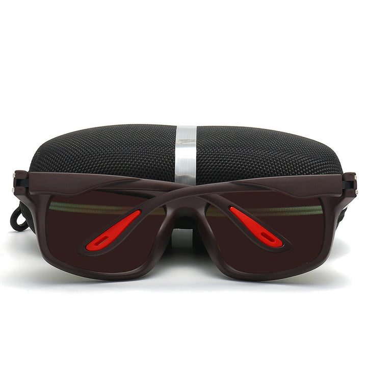 Men's sporty sunglasses with polarized lenses and shock-resistant frame Stornfield