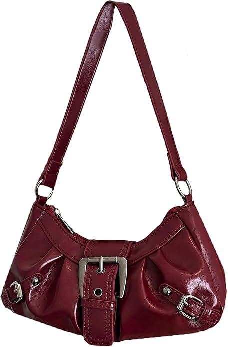 Shoulder bag with trendy design and decorative buckle closure Stornfield