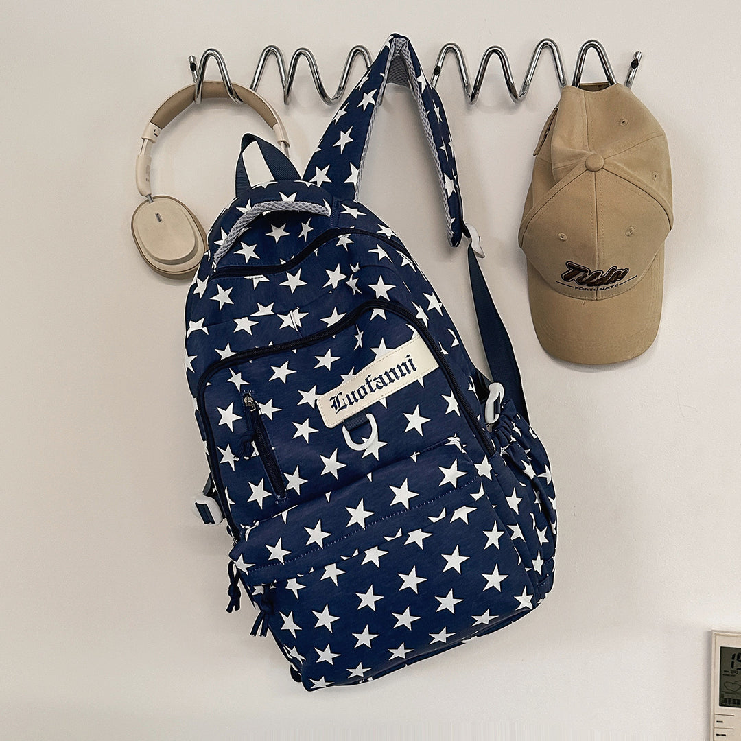 Casual Star-Patterned Backpack Stornfield 1791205638