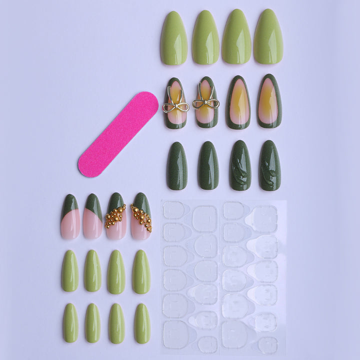 Artificial Fingernails with Creative Accents Stornfield