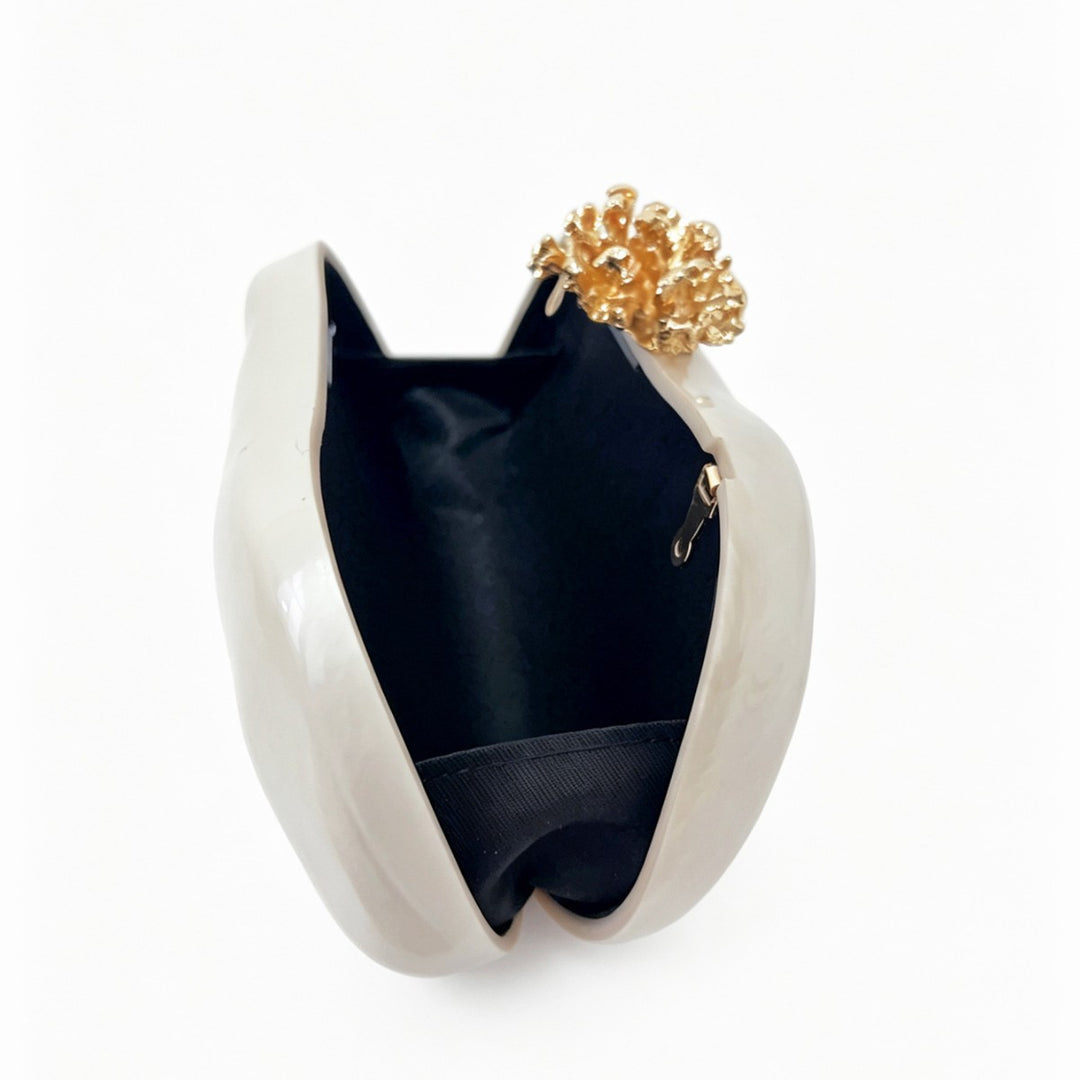 Sculpted Clutch Bag