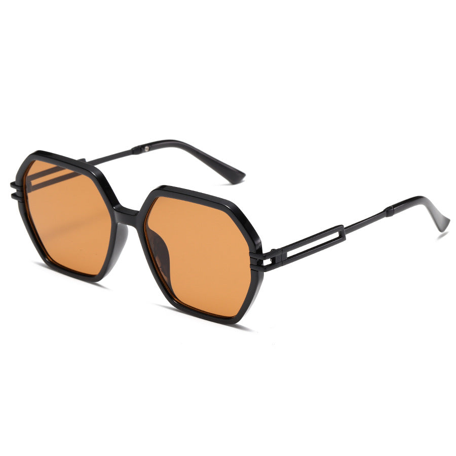 Women's fashionable sunglasses in avant-garde hexagon design Stornfield