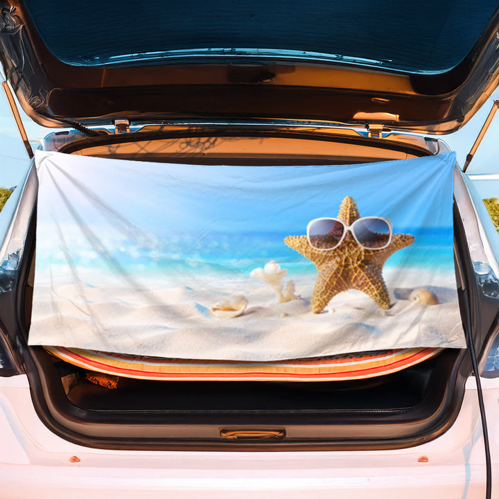 Luggage protection cover with maritime shell design Stornfield