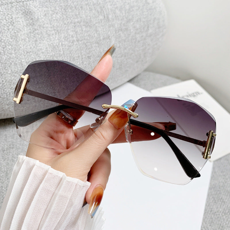 Women futuristic square sunglasses Stornfield