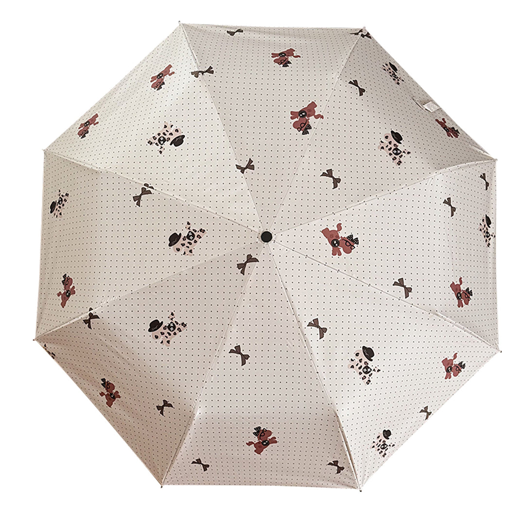 Ladies collapsible umbrella with playful design Stornfield