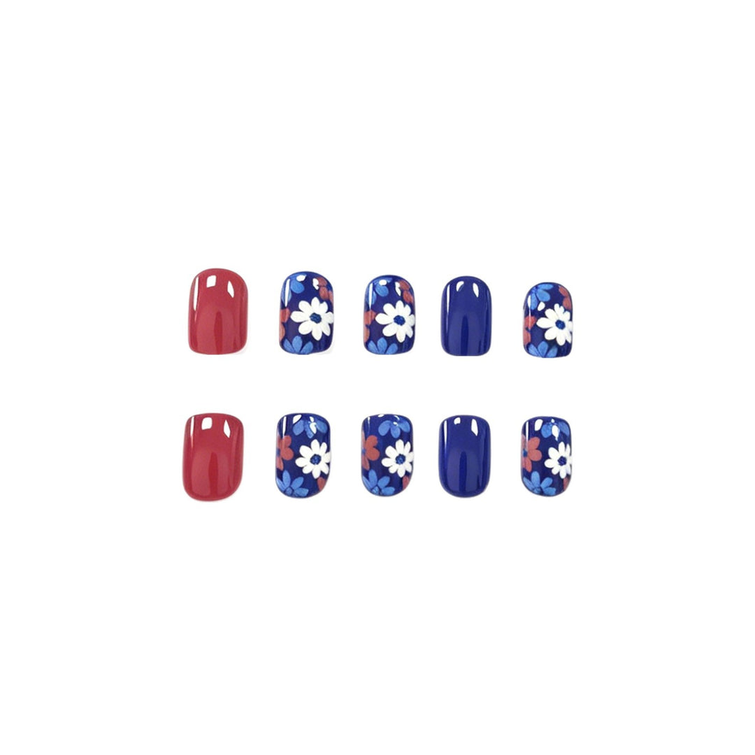 Floral Patterned Decorative Nail Art Enhancements Stornfield