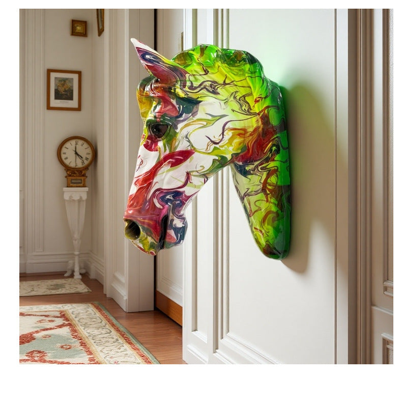 Decorative Horse Head Sculpture Stornfield